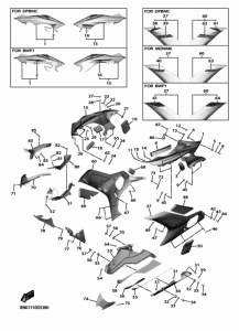 YZF600 Обтекатель 2