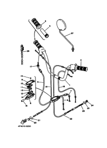 LB50 II A ｽﾃｱﾘﾝｸﾞﾊﾝﾄﾞﾙ. ｹｰﾌﾞﾙ