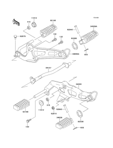 AN110 Подножки
