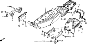 CBX Seat + seat cowl