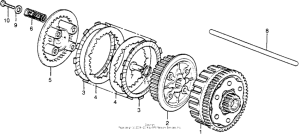 XL350 Сцепление