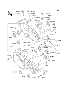  Картер двигателя