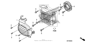 CHF50 Cooling fan + fan cover