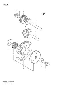 AN650 (ABS) Муфта стартера