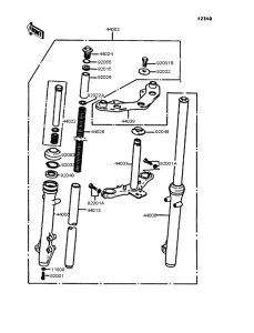 AR80-II Передняя вилка