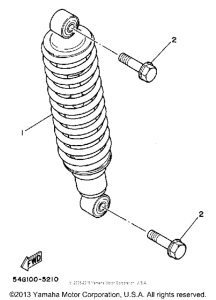 BW200ES Амортизаторы задние