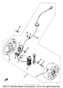 YZ80D Flywheel magneto