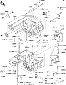 ZR1200 Crankcase(1 / 2)