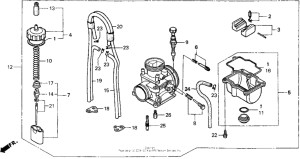 CR250R Carburetor 99