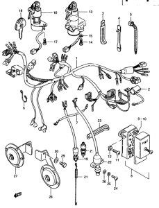 GSX750 Жгут проводов