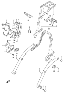 VS800 Frame handle grip