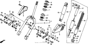 SA50 Передняя вилка