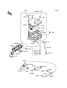 ZX900 Воздушный фильтр