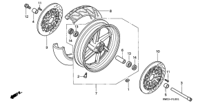 CBR900RR Transom + tube