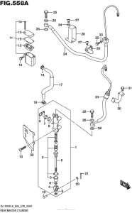 DL1000 (ABS) Задний торм цилиндр