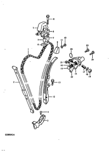 GS850 Держатель направляющей