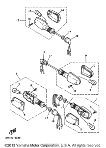 TW200L Поворотники