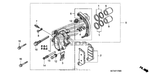 FSC600 (ABS) Задний суппорт