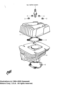 KD80 Головка блока цилиндров / цилиндр