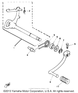 PW80E Вал переключения
