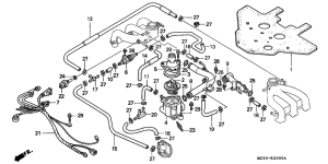 GL1500SE Water pipe / thermostat