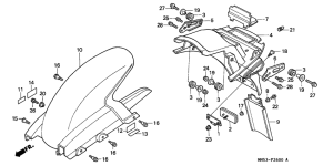  Заднее крыло