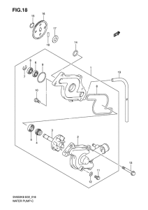 SV650 Водяная помпа