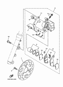XC115S Передний суппорт