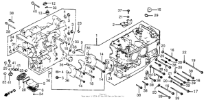GL1100I Блок цилиндров