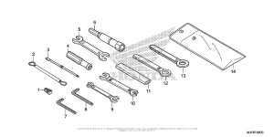 CTX700N DCT Инструмент