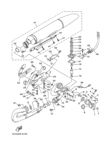 XV1900A Выхлопная система