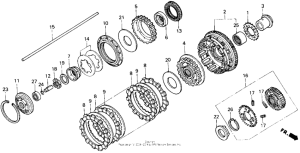 VFR750R Сцепление