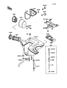 KL650 Воздушный фильтр