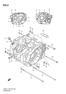 LS650 Картер двигателя