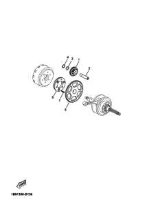 YP125R Стартер