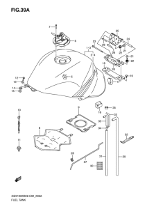 GSX1300R Tank fuel