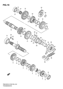RMX450 Трансмиссия