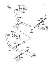 EX305 Глушитель