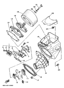 WR250Z Впускная система