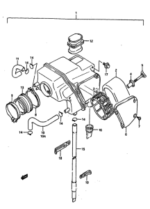DR650 Воздухоочиститель