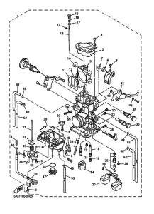 YZ426F YZ426FM Carburetor assy