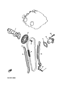 XT600E Распределительный вал & chain