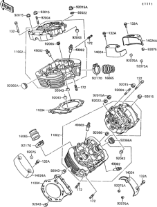 VN1500 Головка цилиндров