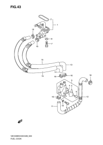 VS1400 Топливный кран