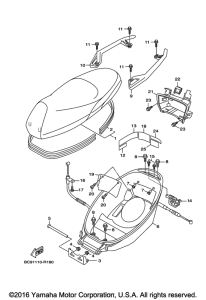 YW125 Сиденье