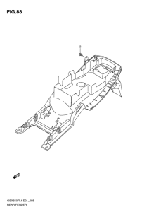 GSX650F Заднее крыло