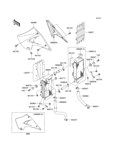 KX125 Радиатор