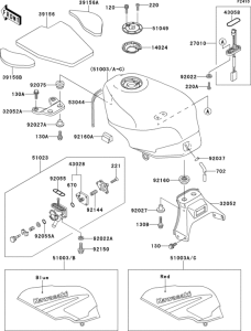 ZX600 Fuel tank(1 / 2)