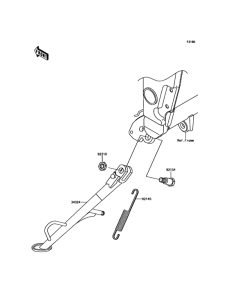 EX300 Подножка