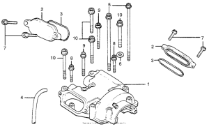 TL250 Крышка головки цилиндров